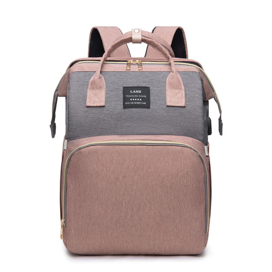 Large Capacity Insulated Mummy Baby Crib Backpack