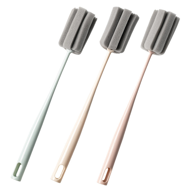 Petal Cup Brush Cleaning Tool with Long Handle