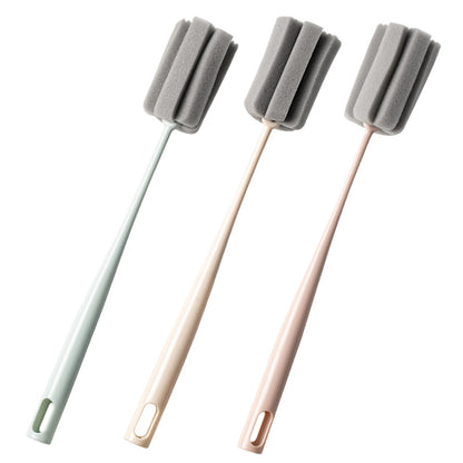 Petal Cup Brush Cleaning Tool with Long Handle