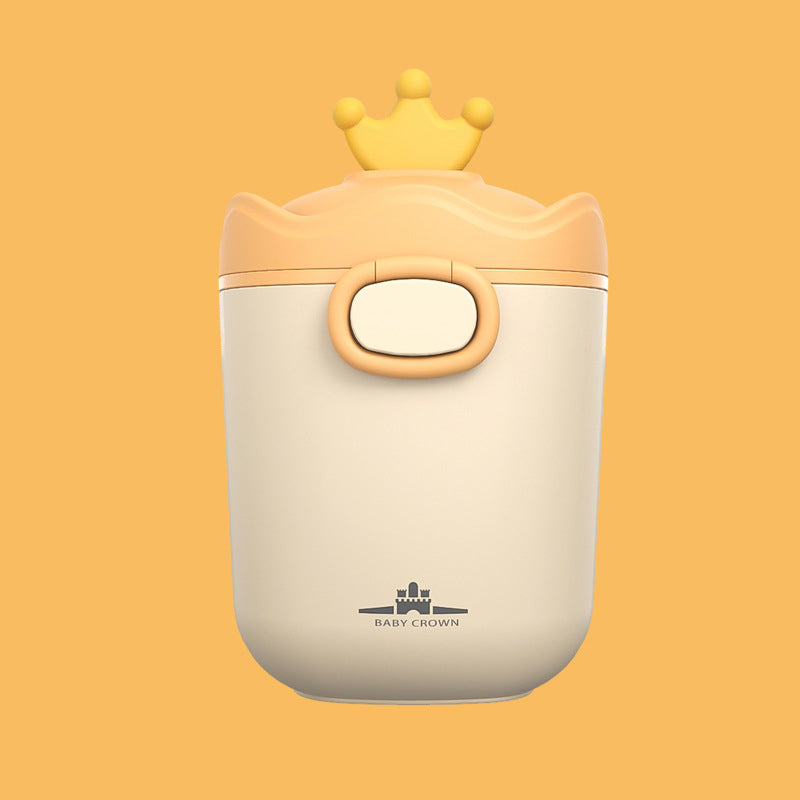 Portable Large Capacity Crown Milk Powder Container