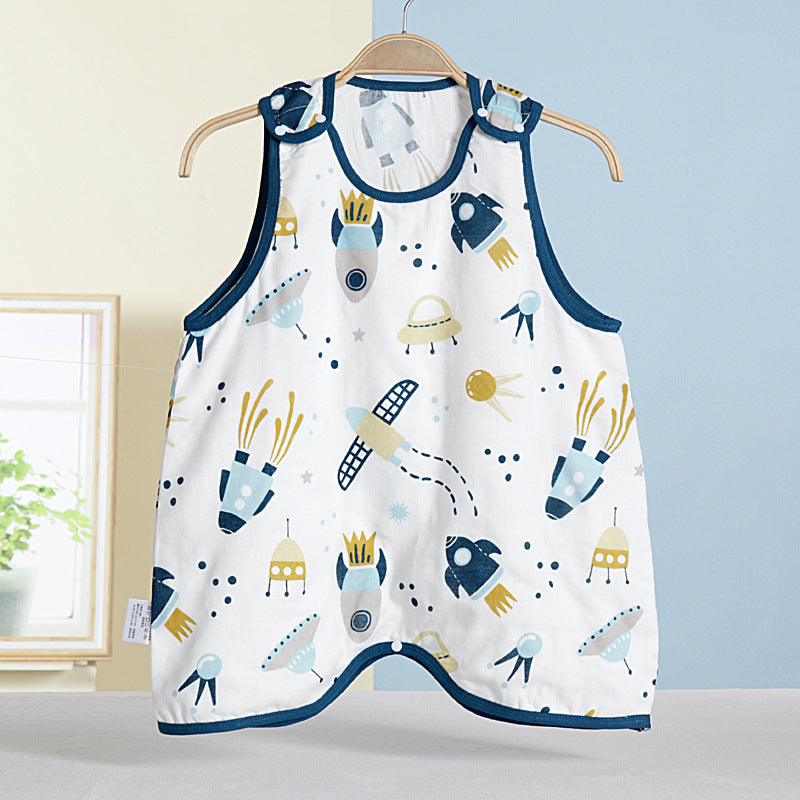 Bamboo Fiber Antibacterial Children's Sleeping Bag Vest