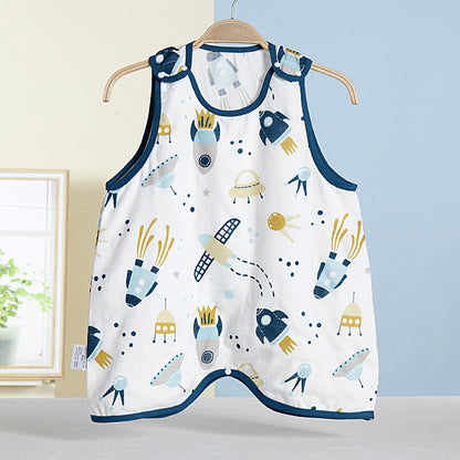 Bamboo Fiber Antibacterial Children's Sleeping Bag Vest