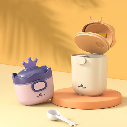 Portable Large Capacity Crown Milk Powder Container