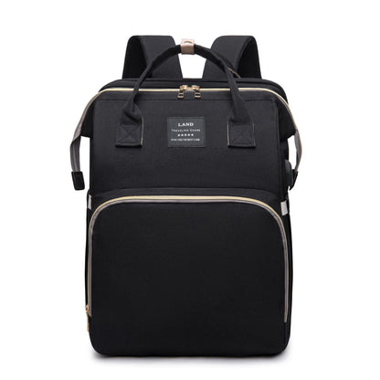 Large Capacity Insulated Mummy Baby Crib Backpack